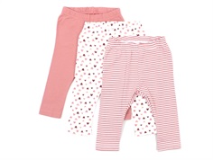 Name It dusty rose leggings (3-pak)